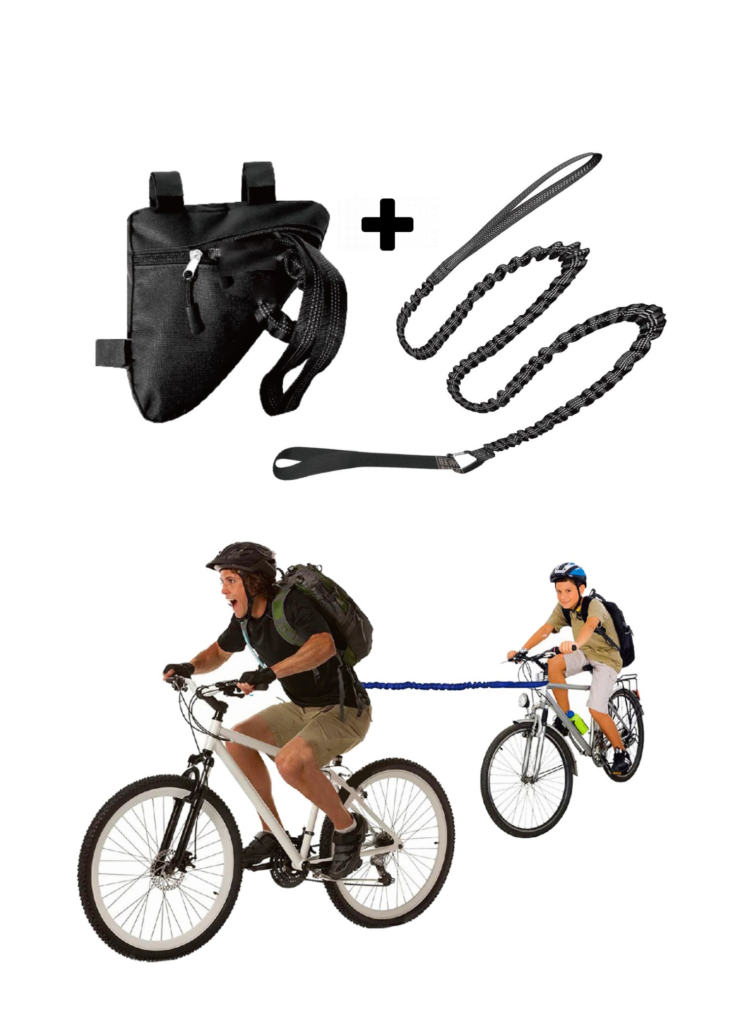 Cuerda Remolque Para Bicicleta