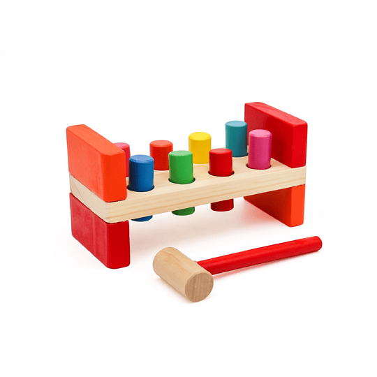 Didactico Montessori Martillo Color