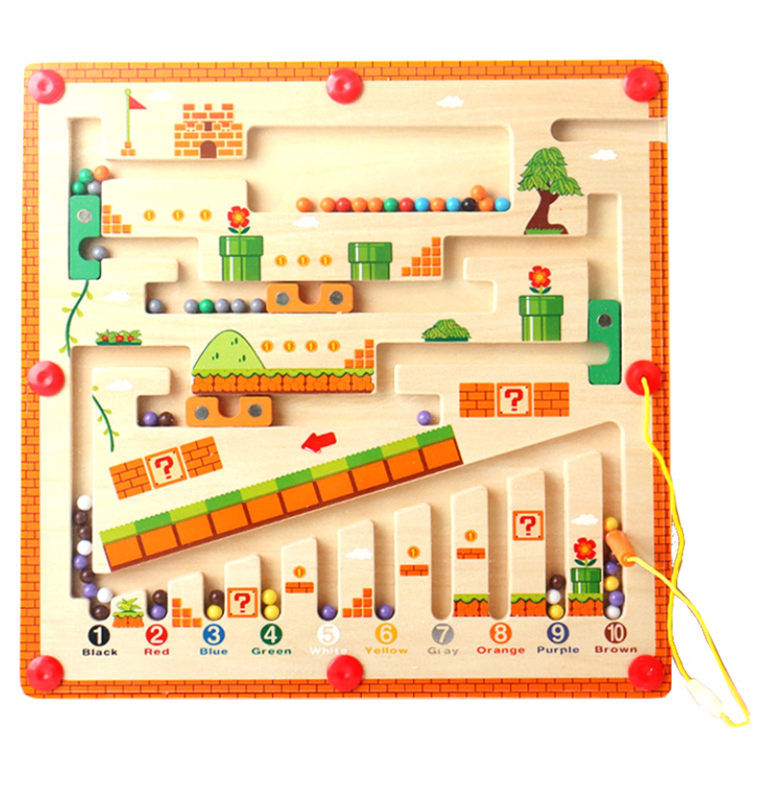 Didactico Laberinto Numerico Montessori