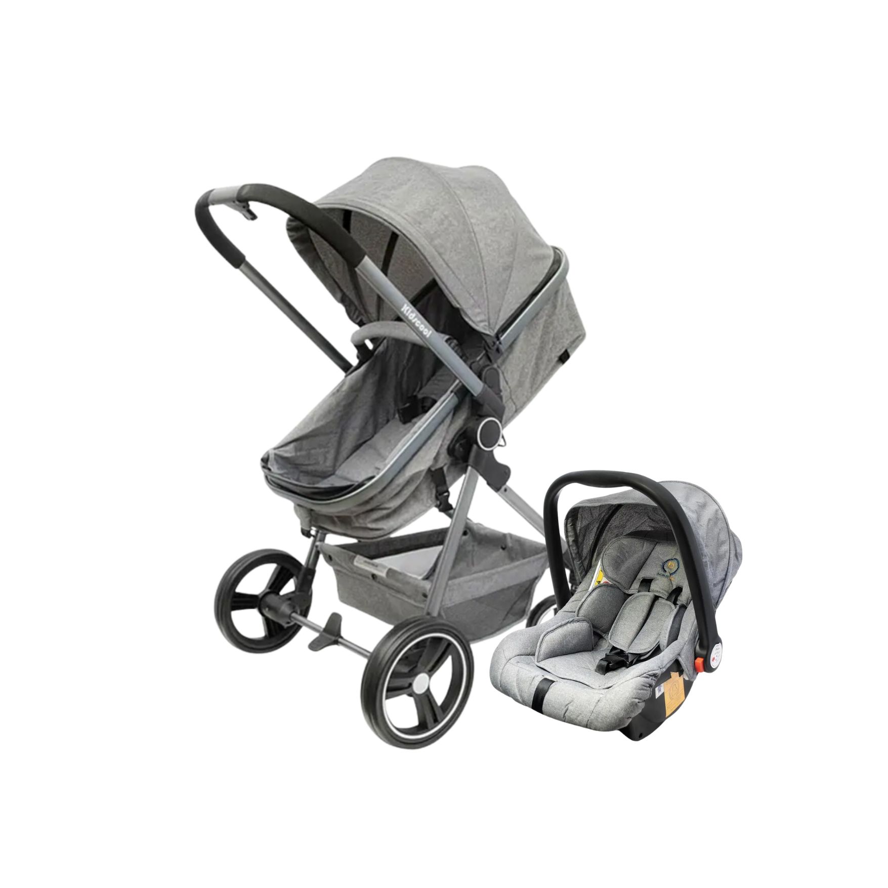 Coche Compact Travel System Gris
