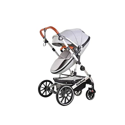 Coche Cuna Egg 3 En 1 Kidscool Gris