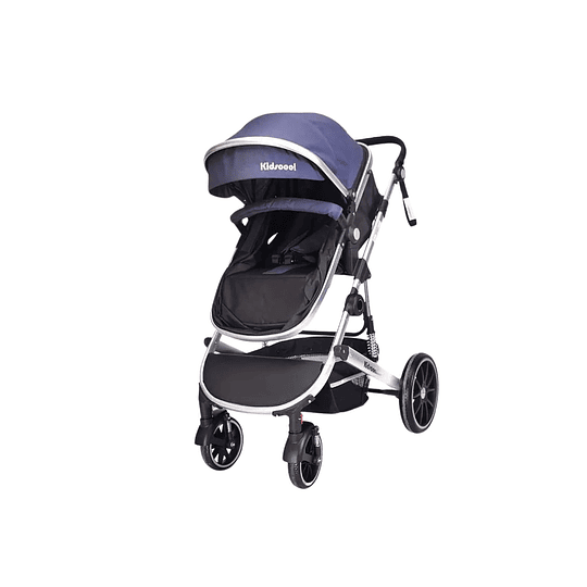 Coche Cuna Lux 3 En 1 Kidscool Azul