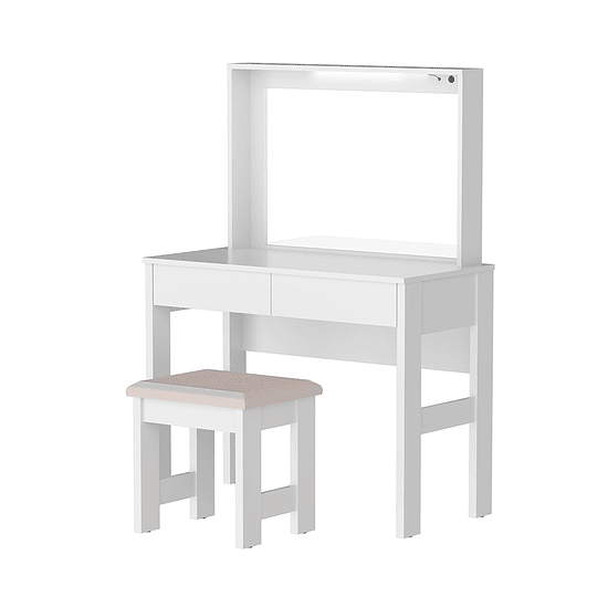 Tocador Con Espejo Be Blanco - Preventa 20 de Marzo