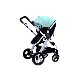 Combo Coche cuna Travel System Fresh Blue + Silla de auto 360° Fresh Blue