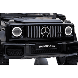 Entrega Express - Auto a Batería Jeep G63 Con Licencia Mercedes 12V Negro 