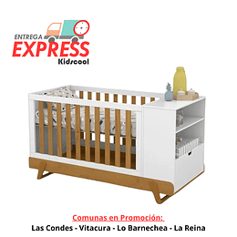 Entrega Express - Cuna Maxx Multietapas Blanca Eco Wood