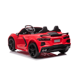 Entrega Express - Corvette con licencia 12V Rojo