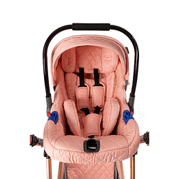 Entrega Express - Coche Travel Elegance 3 en 1 Rosado