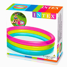 Piscina Inflable Baby Arco Iris Kidscool