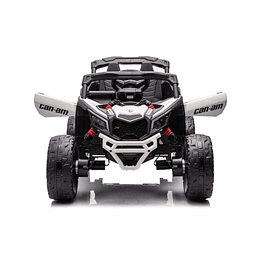 Buggy Atv Can Am Maverick Blanca 12v 