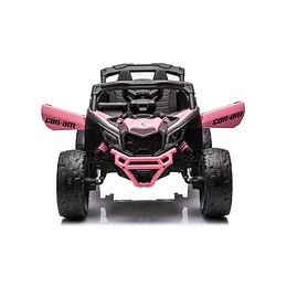 Buggy Atv Can Am Maverick Rosada 12v 