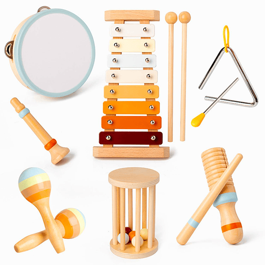 Preventa - Didactico Musical 7 Instrumentos Montessori - Entrega a partir del 10 de Diciembre