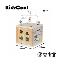 Preventa -  Didactico Cubo De Actividades Montessori  - Entrega a partir del 10 de Diciembre 