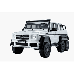 Entrega Express - Auto Bateria G63 Licencia  Mercedes 6x6 Blanco 12v 