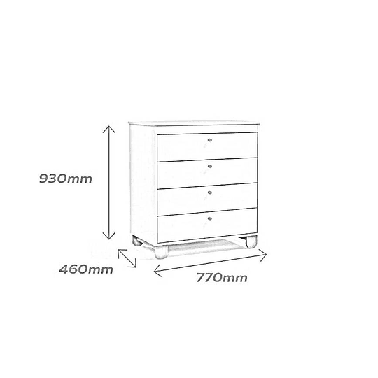 Retiro Express - Cómoda Zupi Blanca