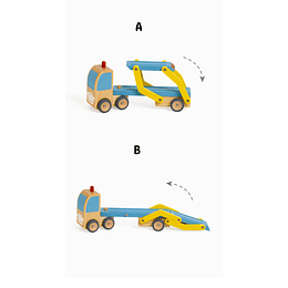 Didactico Camion Remolcador De Autos