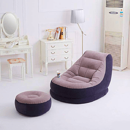 Sillon Inflable Relax +Posa Pies Live Sport