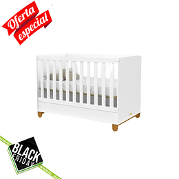 Oferta Especial - Cuna Madera New Zupi Blanca