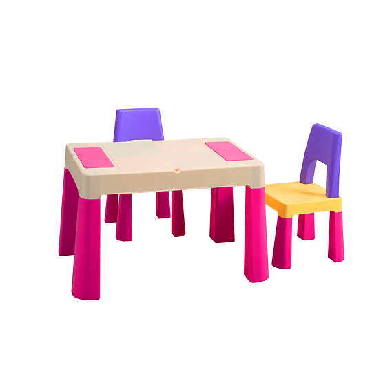 Mesa Didactica Pink 2 Sillas