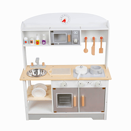 Entrega Express -  Cocina Montessori Blanca +Accesorios