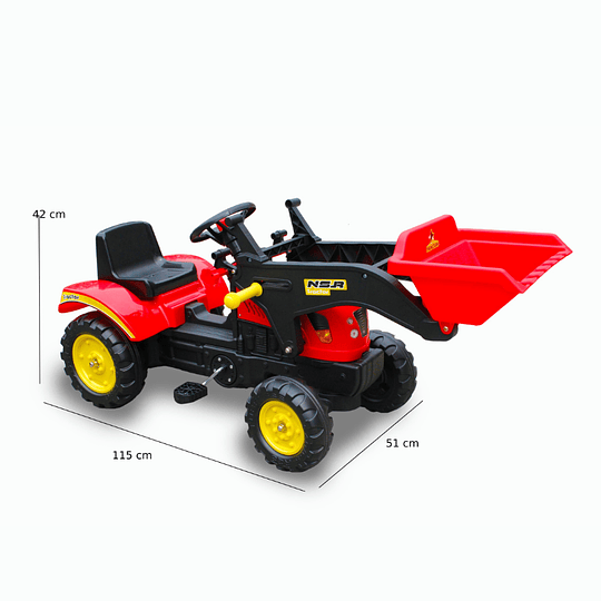 Retiro Express - Retroexcavadora Rojo Kidscool 