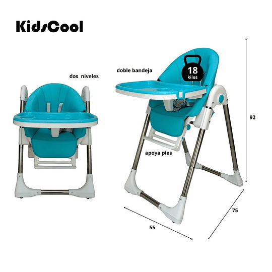 Retiro Express - Silla comer Verona Azul