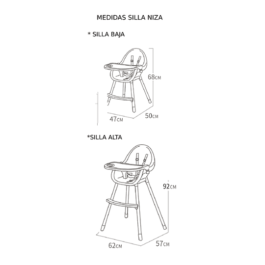 Retiro Express - Silla De Comer Niza Rosada