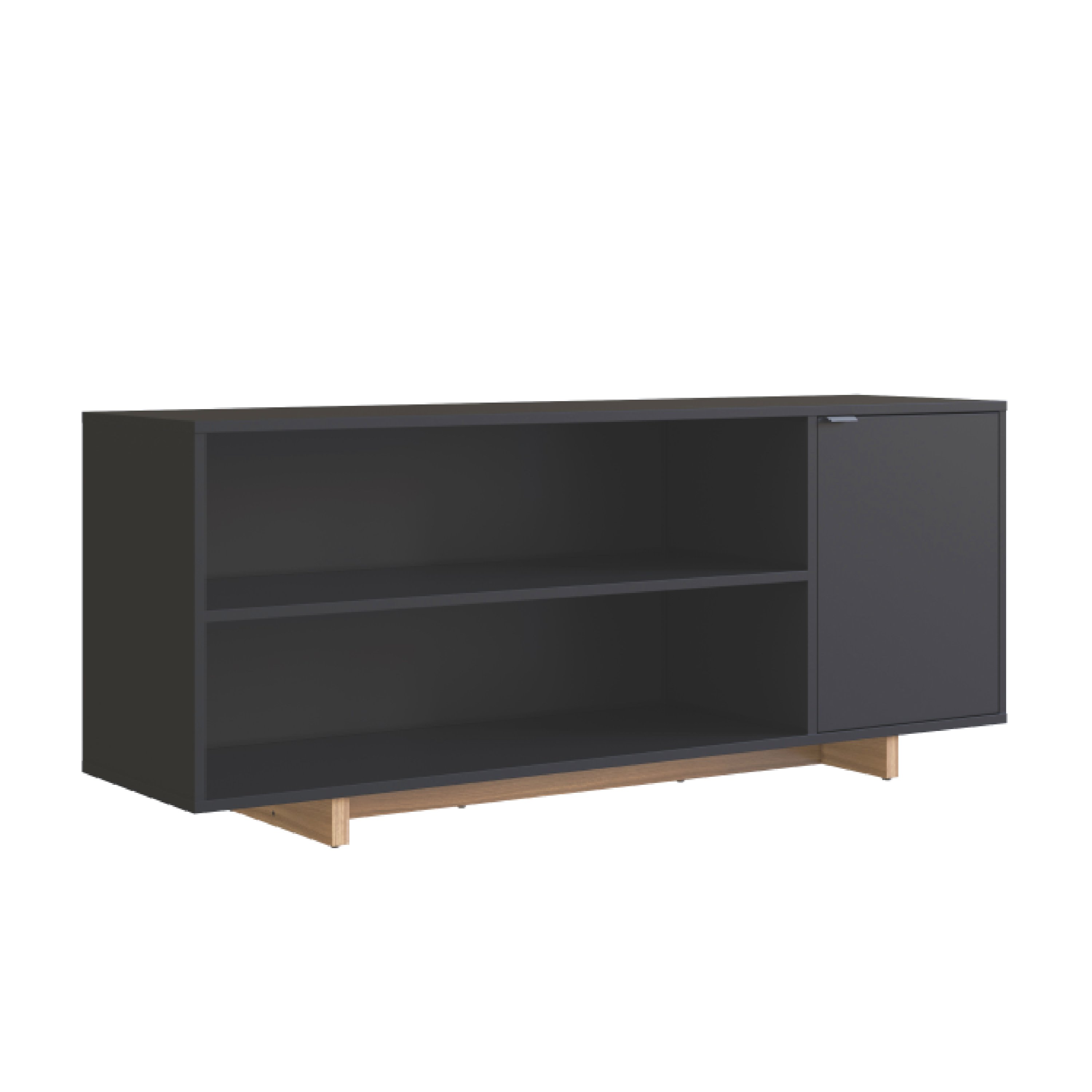 Rack TV 50 3 Espacios  Negro