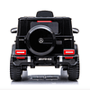 Auto a Batería Jeep G63 Con Licencia Mercedes 12V Negro