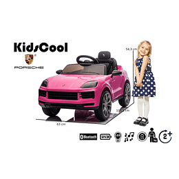 Auto a Bateria Rosado Porsche Cayenne 12v 2Motores