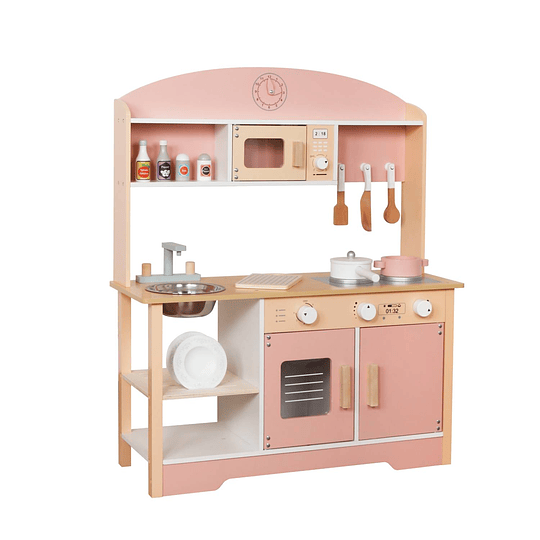 Retiro Express - Cocina Montessori Rosa +Accesorios