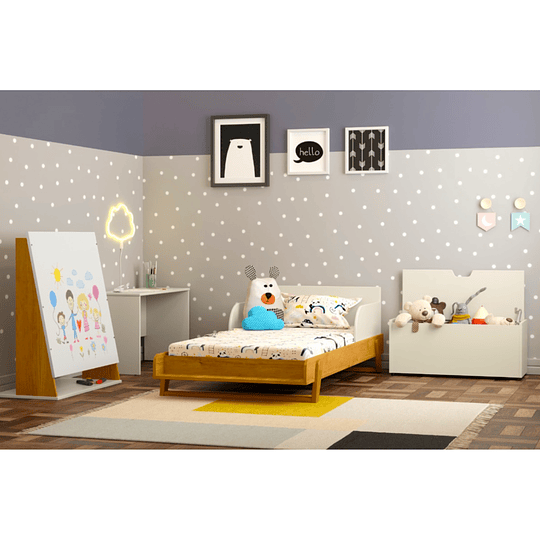 Cuna Maxx Miel Beige Eco Wood Multifunción