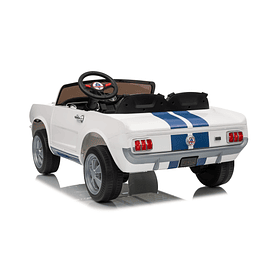 RETIRO EXPRESS - Auto a Bateria Shelby Gt350 Blanco 12v 2Motores
