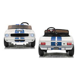 RETIRO EXPRESS - Auto a Bateria Shelby Gt350 Blanco 12v 2Motores