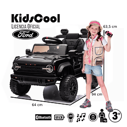 Retiro Express - Auto Bateria Ford Bronco Raptor Negro 12v 2Motores