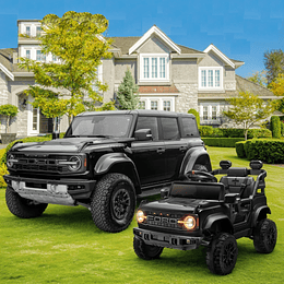 Retiro Express - Auto Bateria Ford Bronco Raptor Negro 12v 2Motores