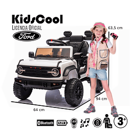 Retiro Express - Auto Bateria Ford Bronco Raptor Blanco 12v 2Motores