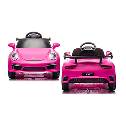 Retiro Express - Auto a Bateria Porsche 911 Ruf Ctr3 Rosado 12v 2Motores