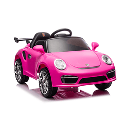 Retiro Express - Auto a Bateria Porsche 911 Ruf Ctr3 Rosado 12v 2Motores