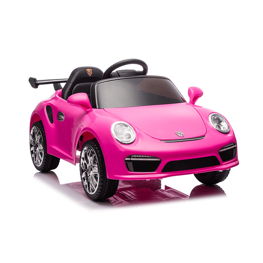 Retiro Express - Auto a Bateria Porsche 911 Ruf Ctr3 Rosado 12v 2Motores