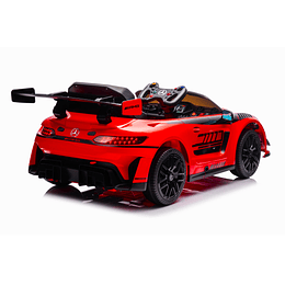 Retiro Express - Auto a Bateria Orange Racer Mercedes Benz Amg Gt3 12v 2Motores