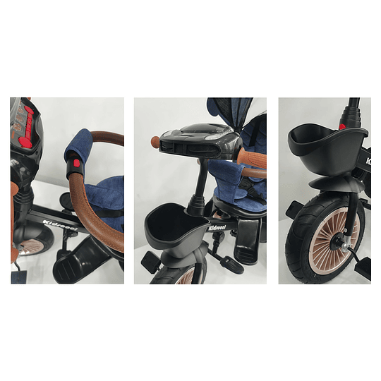 Triciclo Multifuncion Azul Luxor 360