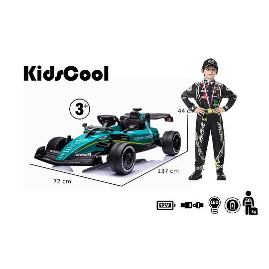 Auto A Bateria Aston Martin F1 Team Amr23 12v - Retiro Express