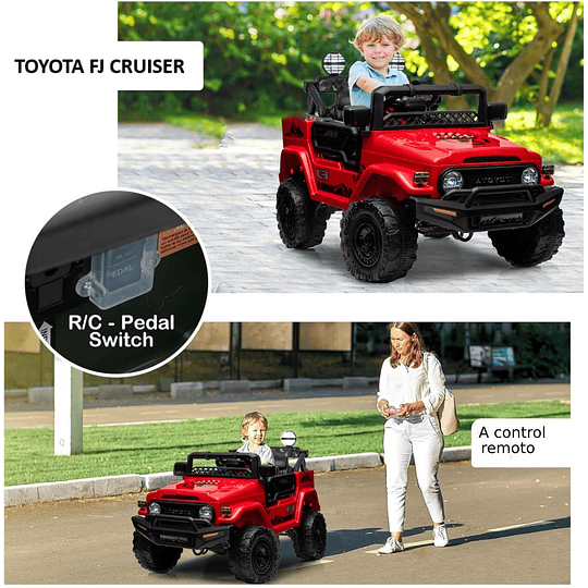 Retiro Express - Jeep Rojo Toyota Fj Crusier 12V