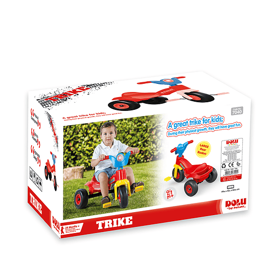 Retiro Express - Triciclo Pedales City Rojo