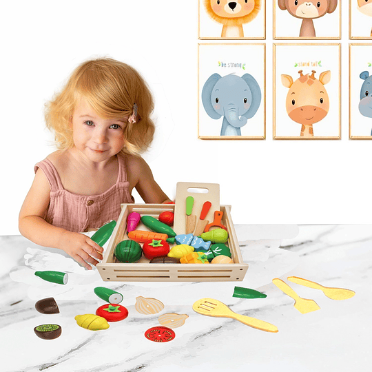 Retiro Express - Didactico Frutas y Verduras Montessori