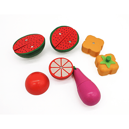 Retiro Express - Didactico Frutas y Verduras Montessori