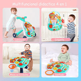 Caminador Multifunción 4 En 1 Verde