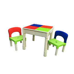 Set mesa + sillas Block Multicolor