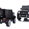 Auto a Batería Jeep G63 Con Licencia Mercedes 12V Negro